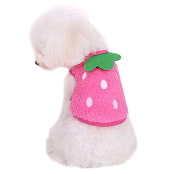 Baby Puppy Clothes Pet Vest Dog Comfortable Short Sleeve Pet Cute Cartoon Pattern Clothes