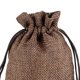 thumbnail image 4 of Matsuzay 50 Uds. Bolsa de lino con cordón organizador de joyas bolsa de almacenamiento de té portátil para el hogar Almacenamiento y organización del hogar F 10x14cm Matsuzay HA5722-26, 4 of 6