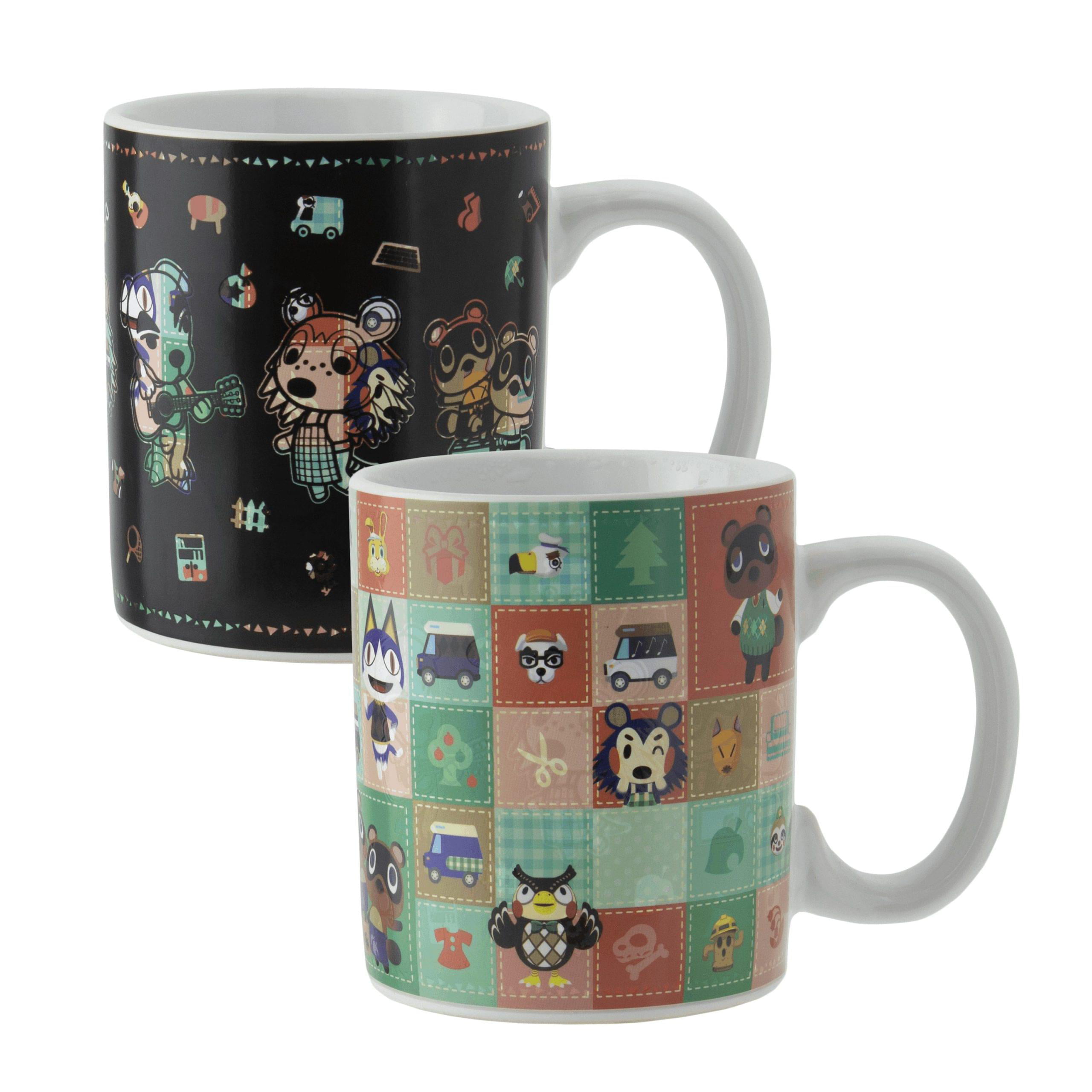  Animal Crossing Mug, Figures, Melinda, Tom Nook, 315 ml,  Nintendo Ceramic, White 259736 Colourful Standard : Home & Kitchen