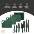 thumbnail image 6 of Thyme & Table 20-Piece Knife Set - Green, 6 of 9