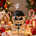 thumbnail image 3 of 20OZ Christmas Horror Nightmare Night Glass Cup with Straw, Nightmare Jack Clear Tumbler with Beanie Hat Lid and Scarf, Cute Novelty Drinkware, Christmas Jack Clear Glass Cup Collectibles Gifts - 1PC, 3 of 6