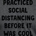 thumbnail image 3 of CafePress - Practiced Distancing Men's Deluxe T Shirt - Mens Tri-blend T-Shirt, 3 of 4