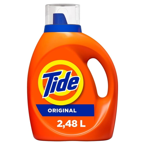 Tide Detergente Líquido Original, para ropa blanca y de color, 2,48L
