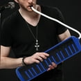 thumbnail image 4 of 32 Key Melodica, Melodica Air Piano Keyboard Wind Musical Instrument with Practice Bag for Beginner, 4 of 7
