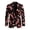 Candy Cane Pattern, variant on Santa Nordic Pattern Single Breasted Suit Jackets, Single-Breasted Polyester Mens Dress Jackets for Business Casual Summer