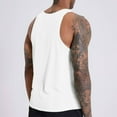 thumbnail image 5 of Njagoc3 Mens Sleeveless Basic Tank Top, Stretchy Modal Blend, Tagless Comfort, Daily Undershirt & Outerwear Vest, 5 of 6