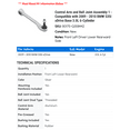 thumbnail image 2 of Control Arm and Ball Joint Assembly 1 - Compatible with 2009 - 2010 BMW 535i xDrive Base 3.0L 6-Cylinder, 2 of 2