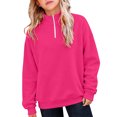 thumbnail image 6 of StSilkitty Sweatshirts for Boys Girls Quarter Zip Long Sleeve Mock Neck Pullover Tops Fall Winter Warm Clothes, 6 of 9