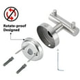 thumbnail image 5 of 4pcs Towel Holder SUS304 Stainless Steel Wall Towel Hooks for Bathroom Wall Mounted Heavy Duty Double Coat Hook Robe Hooks for Kitchen Bathroom Tea Towel Hat Clothes Wall Door Hanger Silver, 5 of 7