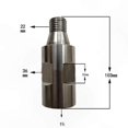 thumbnail image 3 of M22 Adapter for Diamond Core Drill with 1-1/4-7 Thread EU Standard Connection for Drilling Tools, 3 of 3