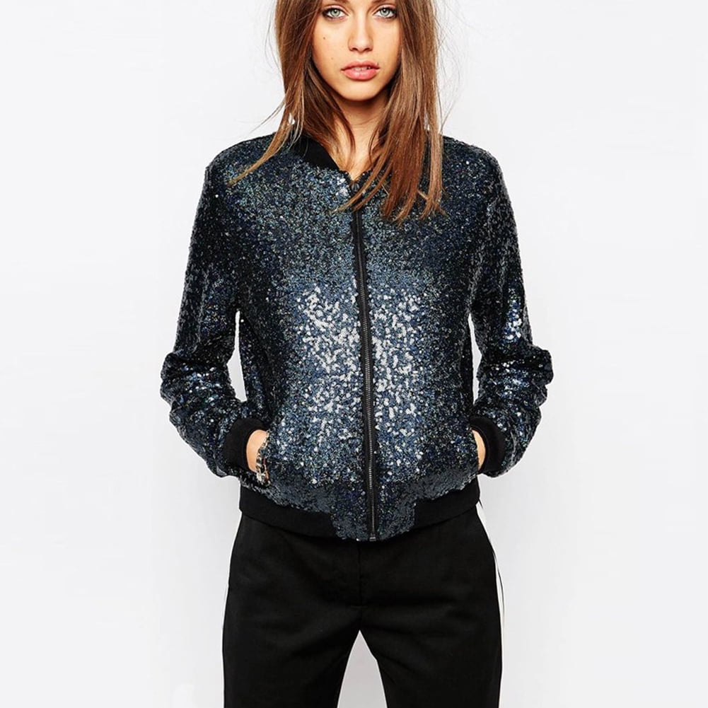 sparkly leather jacket