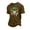 Brown, variant on GrmtClth Men's Shirts Street‑casual Tone Retro Goat Head Pretzel Beer Cup Bavarian Print Casual Short Sleeve Tee Tops Daily Wear Mint Green M