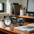 thumbnail image 4 of Motorcycle Shaped Desk Clock Unique Decorative Quartz Table Clock for Office Home Bedroom Living Room Gift Idea, 4 of 4