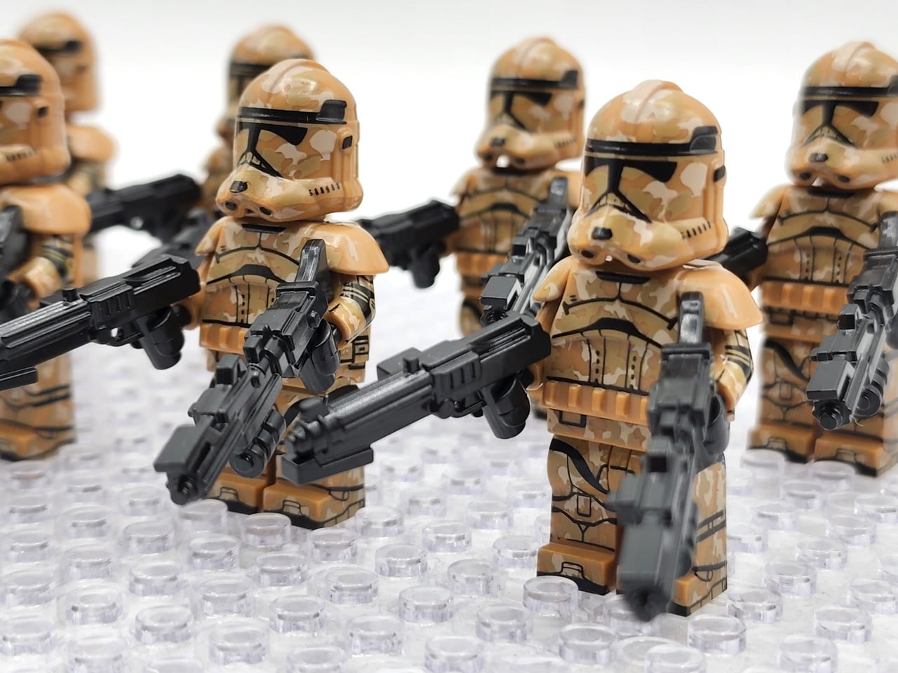 Star Wars Ki-Adi-Mundi Geonosis Custom Clones Troopers x11