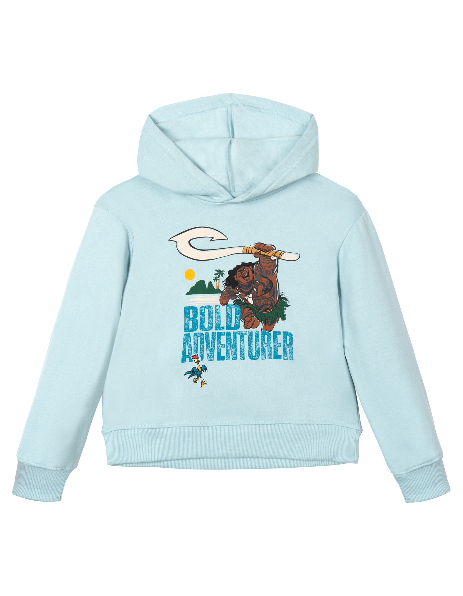 Disney Moana Maui Fleece Drop Shoulder Pullover Hoodie and Jogger Pants Outfit Set Infant to Big Kid