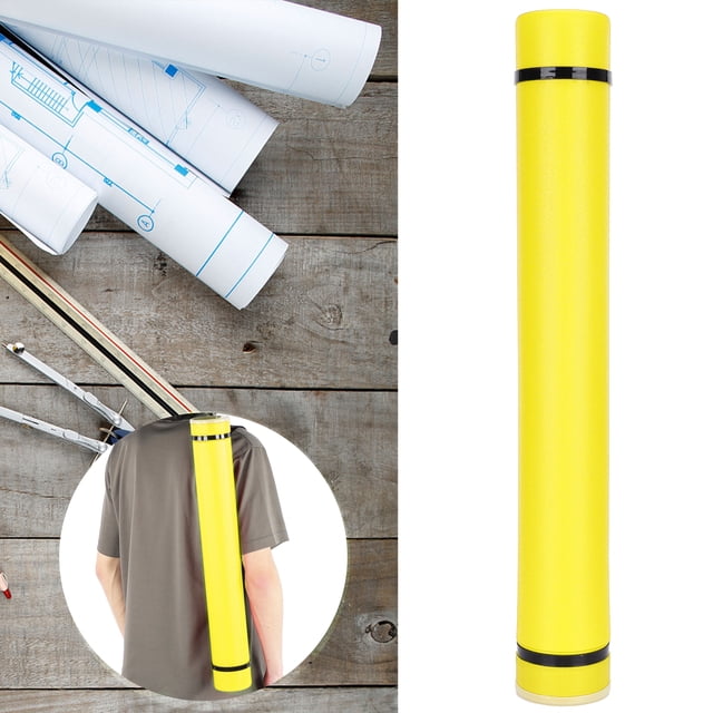 Extendable Telescopic Drawing Storage Tube Adjustable Length PE For Posters Maps Artworks Documents Travel Protective Portable Storage Case