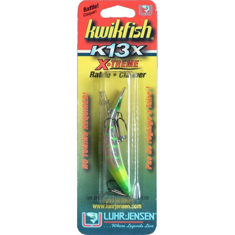 Luhr Jensen Rattle Kwikfish 3-13/16 inch - Grinch