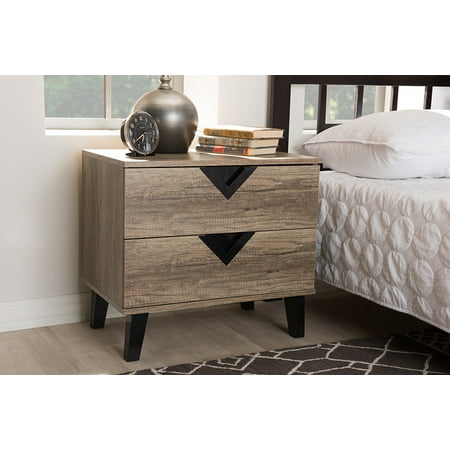 Baxton Studio Swanson Modern And Contemporary Light Brown Wood 2 Baxton Studio Swanson Modern And Contemporary Light Brown Wood 2 Drawer Nightstand
