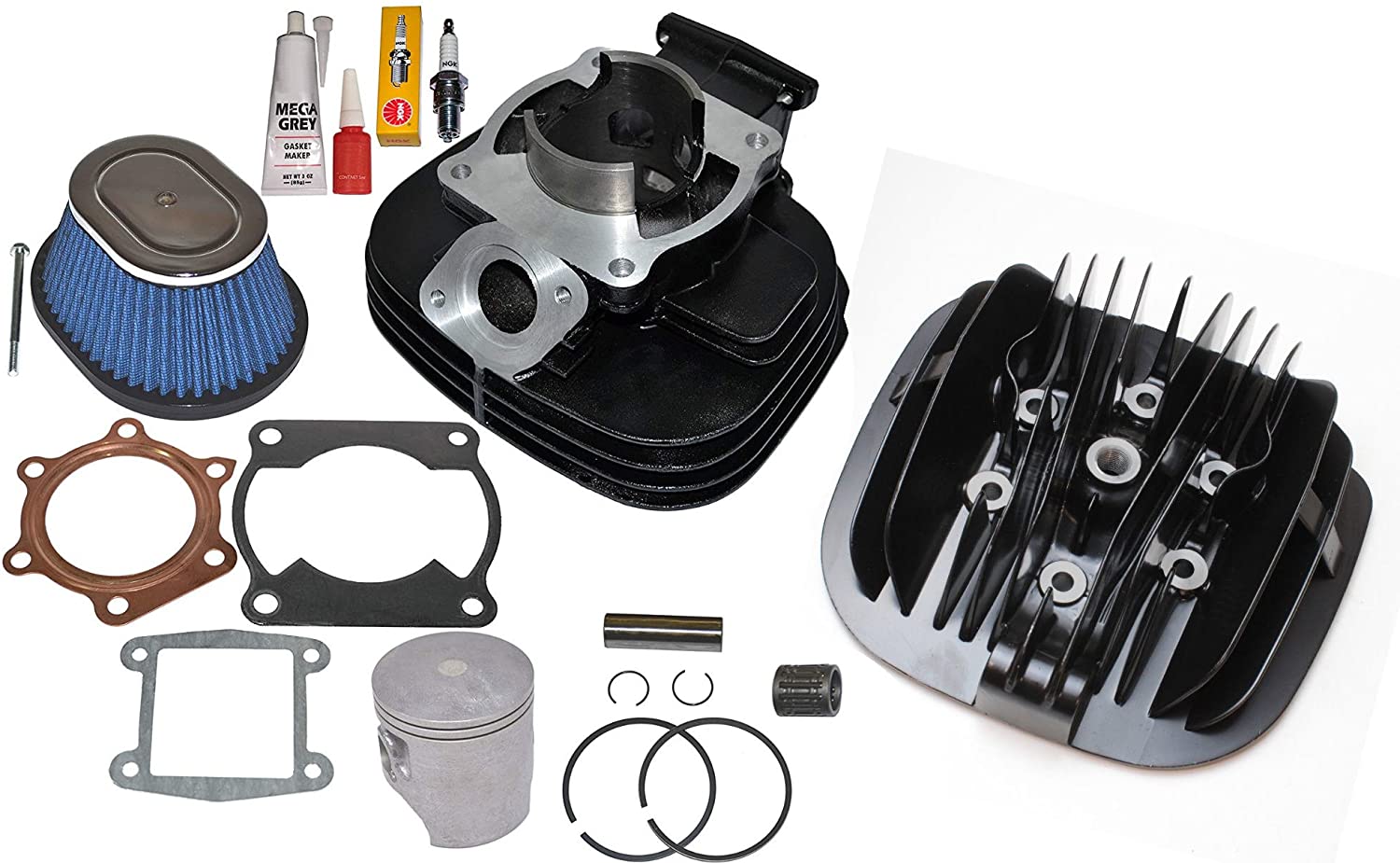 Piston Rings Fits for Fourtrax 300 1988 1989 1990 1991 1992 1993 1994 1995 1996 1997 1998 1999 2000 TRX300EX Sportrax Standard Bore 2001 2002 2003 2004 2005 2006 2007 2008 2009 74mm