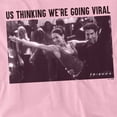 thumbnail image 2 of Friends Going Viral Unisex Adult T Shirt, Pink, X-Large, 2 of 5