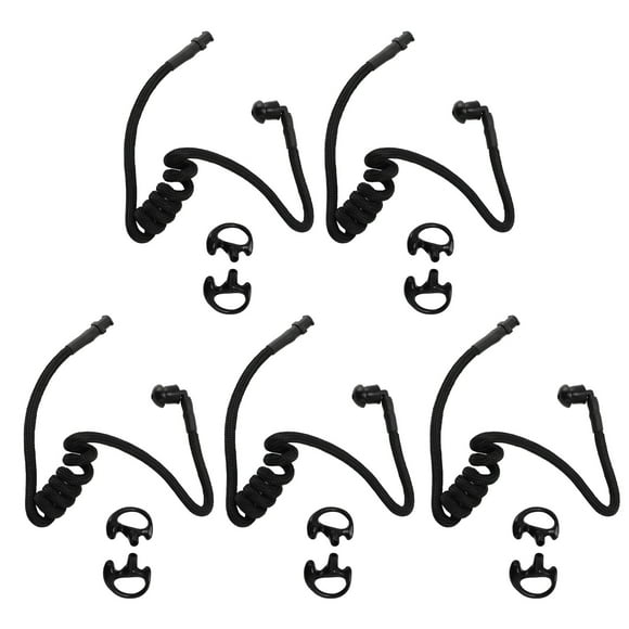 Tube Acoustique Tressé, Kit de Embouts de Tube Acoustique en Tissu Tissé Nylon pour Remplacement d'Embout S,m Embout,L Embout