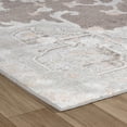 thumbnail image 2 of 4' X 6' Gray and Brown Southwestern Distressed Area Rug, 2 of 7