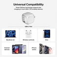 thumbnail image 4 of Belkin BoostCharge USB-C® Cube Wall Charger with PPS 30W- Silver, 4 of 7