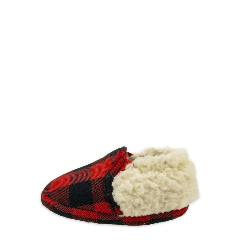 Buffalo plaid slippers walmart sale