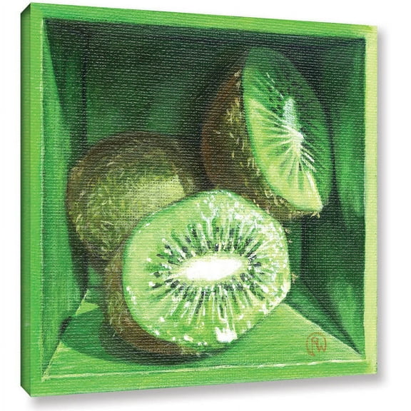 ArtWall Paige Wallis "Kiwi" Gallery-wrapped Canvas