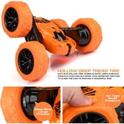 Abco Tech Remote Control Car | RC Stunt Car Double Sided | Rotating Racing Car 360° Flip | 2.4 GHz Remote Control
