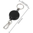 thumbnail image 2 of HUGFEGWE Retractable Keychain, Llaveros 60cm Steel Wire Rope Retractable Key Chain with Buckle for Key Chain CA919-159005, 2 of 9