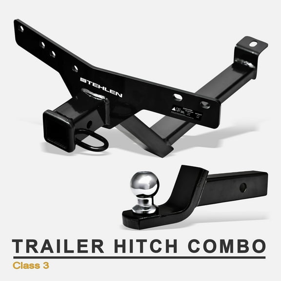 Stehlen 733469492603 Class 3 Trailer Hitch Receiver 2" with Loaded Ball Mount For 2000-2006 BMW X5 E53
