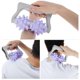 thumbnail image 2 of Ofertas Únicas 1 Pc Bastón de Masaje Doble de Mano para Gimnasio Púrpura PP EVA, 2 of 6