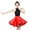 Red, variant on GYRATEDREAM Toddler Girls Latin Dance Skirt Baby Youth High Elastic Waist Quick Dry Costumes Kids Teen Lightweight Workout Sports Skort for 4-14 Years