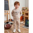 thumbnail image 5 of Toddler Baby Boy Football Outfit Game Day Pullover Sweatshirt Pants 3 6 12 18 24 Months 2T 3T 4T, 5 of 7