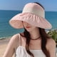 thumbnail image 4 of Sombrero de pescador ajustable de 54 a 60 cm de circunferencia, para mujer, con ala ancha, para playa, vacío, 4 of 5