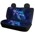 thumbnail image 2 of Pzuqiu Sea Turtle Car Seat Covers 3 Pieces Car Seat Covers Full Set Breathable Interior Accessories Suitable for Truck Sedans, 2 of 10