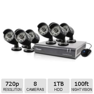 8-CHANNEL ANALOG 720P DIGITAL VIDEO RECORDER 8XPRO-A850 CAMERAS