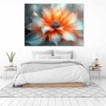 thumbnail image 3 of Mudket Framed Canvas Wall Art Ready to Hang, Gold Trim Flower Print, Floral Wall Decor Canvas Artwork for Living Room Bedroom Wedding Office, Bloom Pictures - 12"L x 8"W, 3 of 10