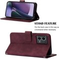 thumbnail image 3 of for Moto G Stylus 5G 2023 Wallet Case with Card Holder Leather with Kickstand Card Slots Phone Case Durable Magnetic Closure Shockproof Protective Cover Case for Moto G Stylus 5G 2023 Red YBS, 3 of 10