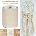 thumbnail image 6 of Wovilon Macrame Cord 3Mm X 300M, Natural Cotton Macrame Rope - 3 Strands Twisted Macrame Cotton Cord For Wall Hanging, Plant Hangers, Crafts, Gift Wrapping And Wedding Decorations, 6 of 9