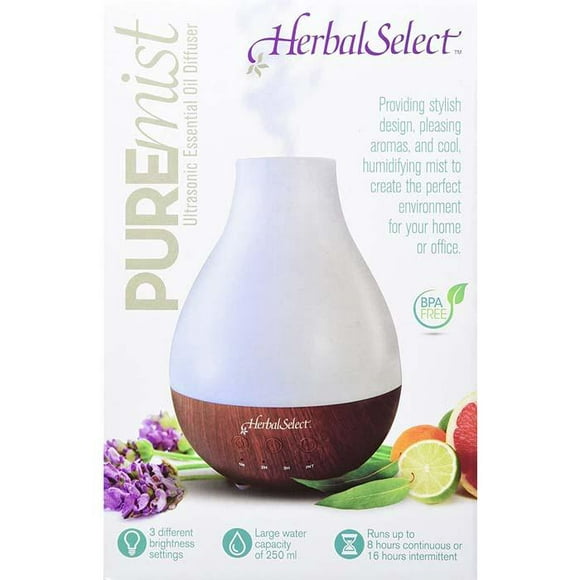 Herbal Select - PUREMist Ultrasonic Diffuser for Essential Oils