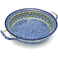 thumbnail image 1 of Poterie Polonaise pour Boulanger - Plat de Cuisson Rond avec Poignées - Moyen - Tranquillité, 1 of 4