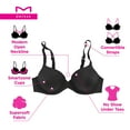 thumbnail image 5 of Camiseta Bra Maidenform One Fab Fit Demi 36B blanca para mujer, 5 of 5