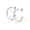 Silver-25MM, variant on 925 Sterling Silver Jewelry Rose-Gold Plated Rope Round Twisted Italian Hoop Earrings for Women and Teen 25MM