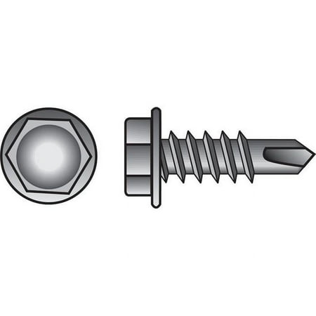 

8-18 x 0.5 in. Hex Washer Drilling Screw