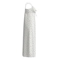 thumbnail image 3 of Vestido George para Mujer Largo con Abertura en Pierna,Tirante Delgado, Floral Beige Talla CH, 3 of 4