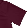 thumbnail image 3 of Vmvidoty Summer Mens Cotton T-shirt Quarter Zip Short Sleeve Crew Neck Stand up Shirts for Men Casual Tops Wine L, 3 of 4