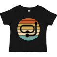 thumbnail image 3 of Inktastic Scuba Diver Retro Sunset Diving Gift Boys or Girls Toddler T-Shirt, 3 of 5