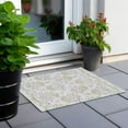 thumbnail image 6 of Addison Rugs Chantille Indoor/Outdoor Transitional Vintage Ivory Washable Rectangle Rug, 1'8" x 2'6", 6 of 6